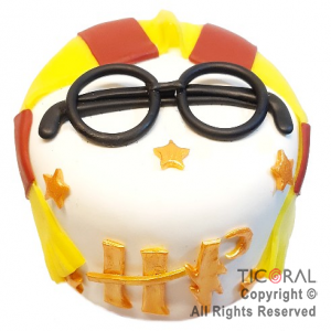 ADORNO TORTA FALSA HARRY POTTER A. PORCELANA FRIA x 1